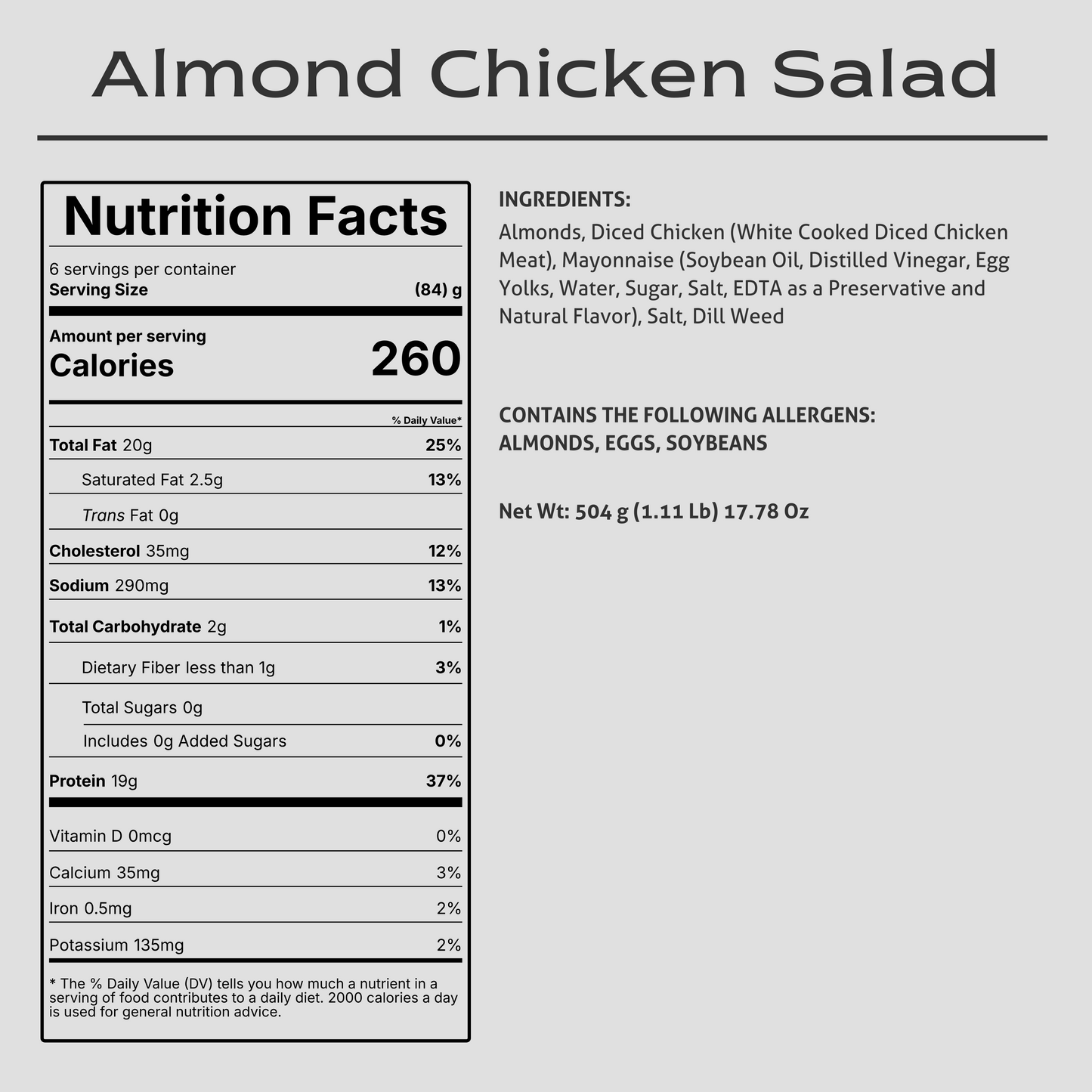 Almond Chicken Salad