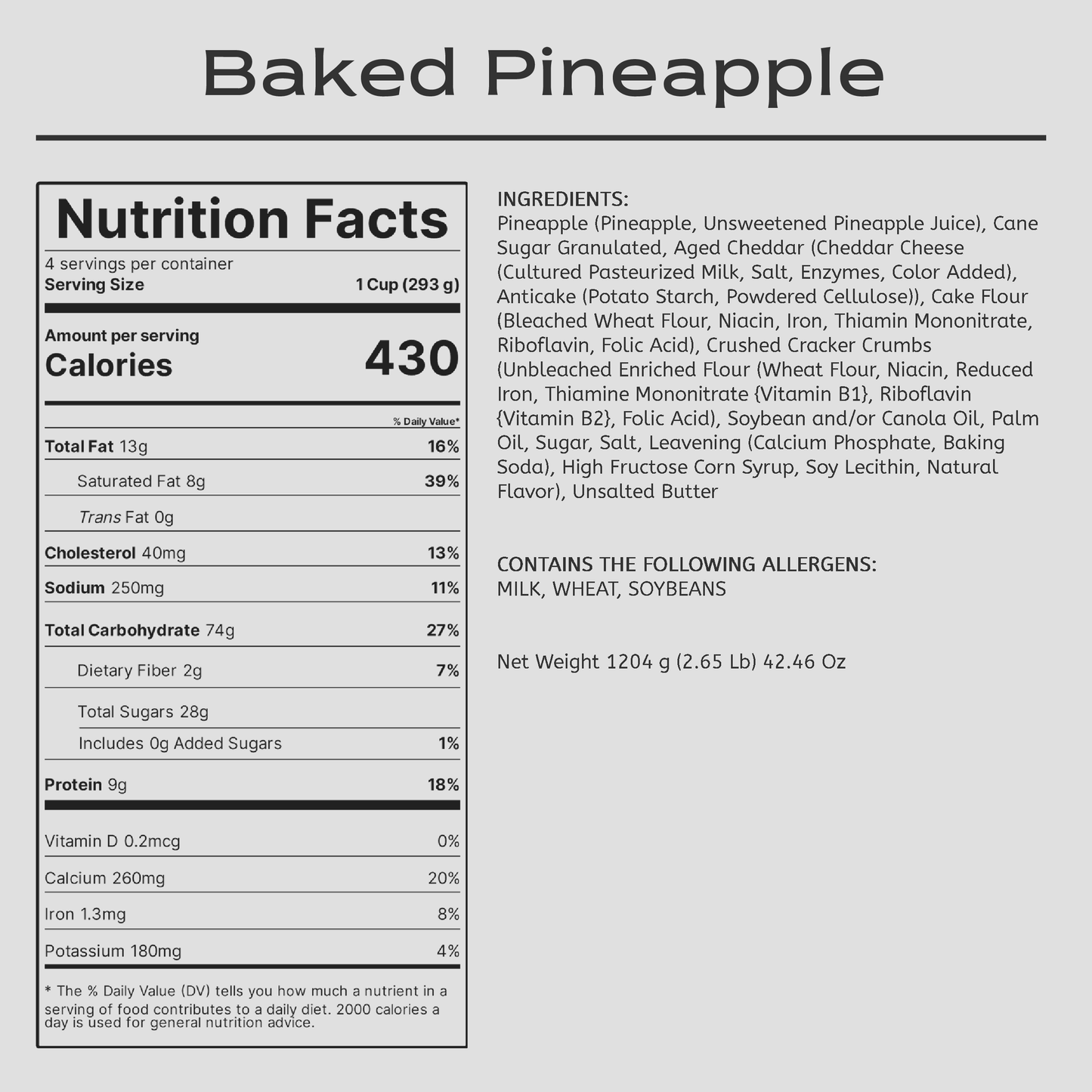 Baked Pineapple