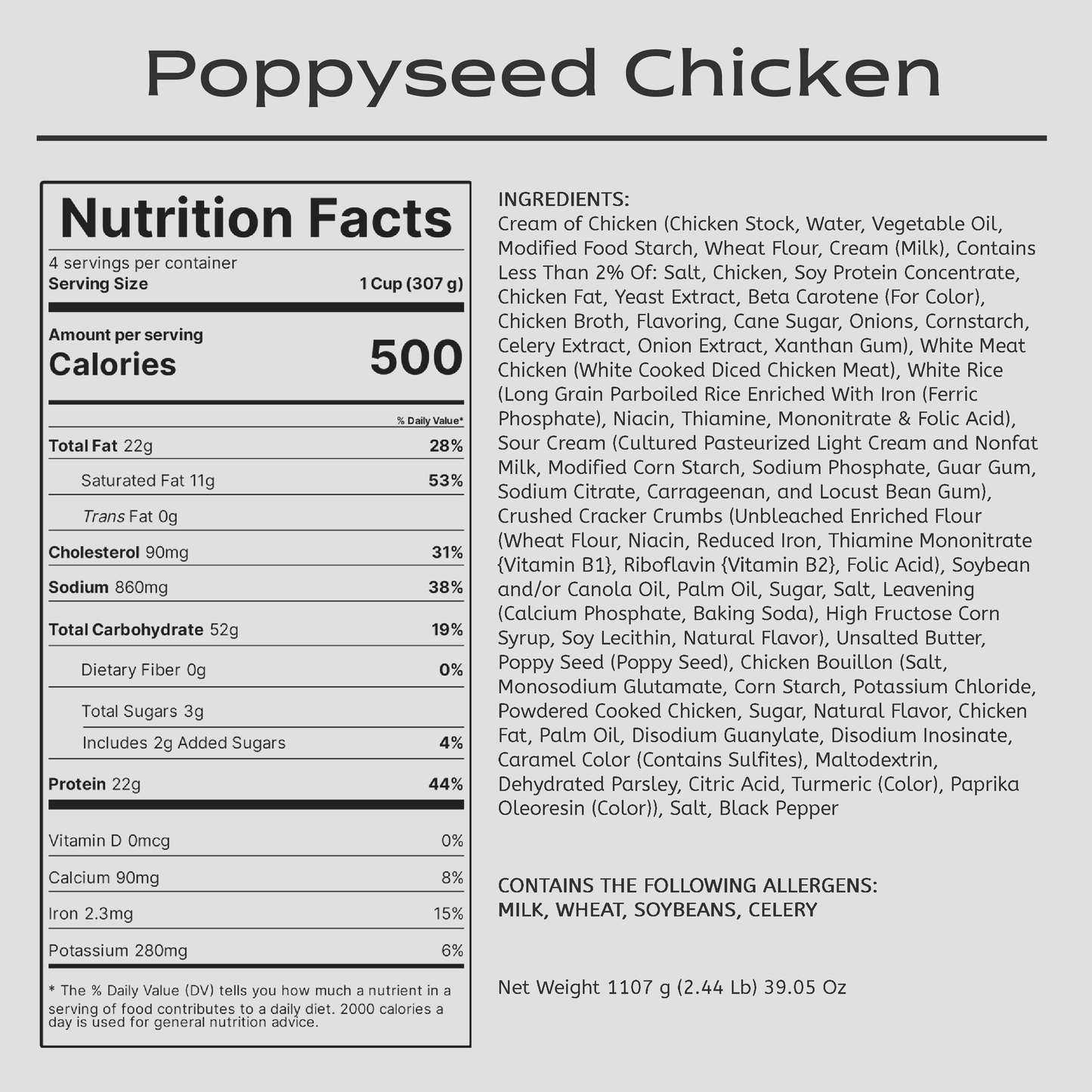 Poppyseed Chicken