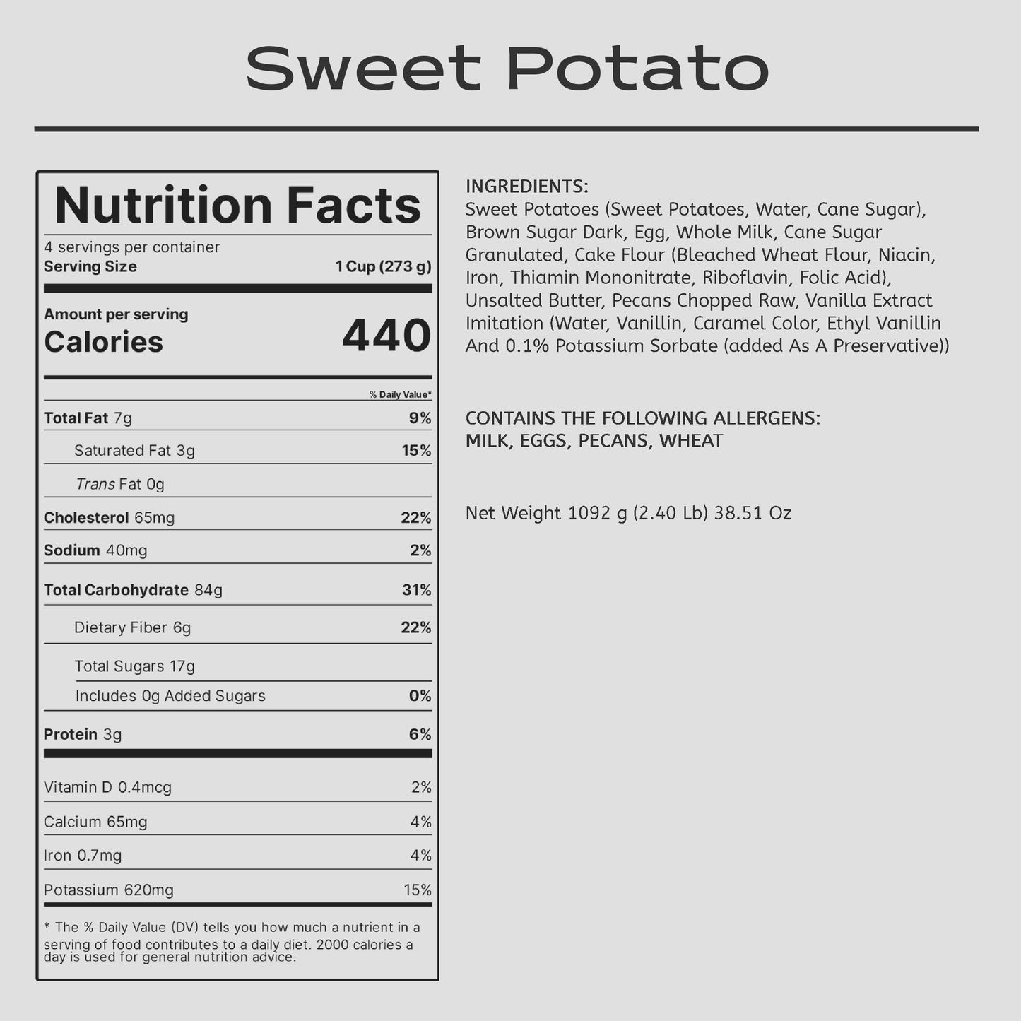 Sweet Potato Casserole